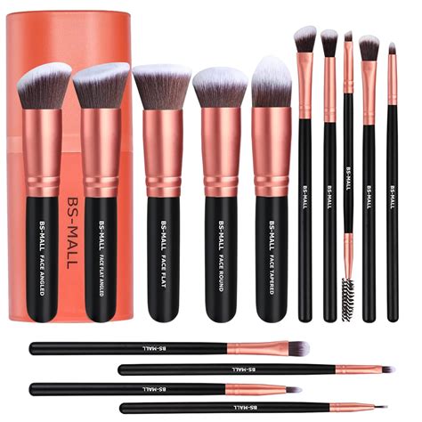 b s mall makeup brushes|synthetic eyeshadow brush set.